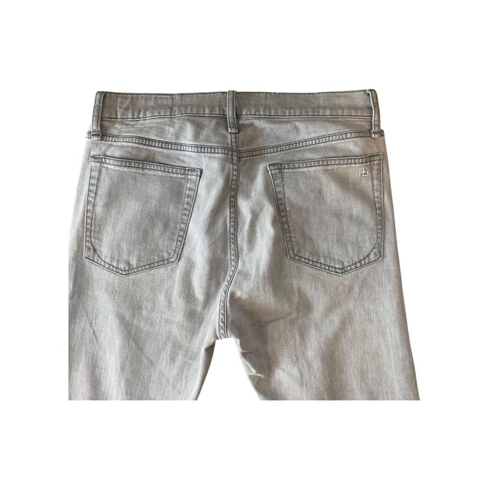 Rag & Bone Fit 1 Skinny Jeans 32x32 Vintage Gray Denim Five-Pocket Design - Picture 9 of 9